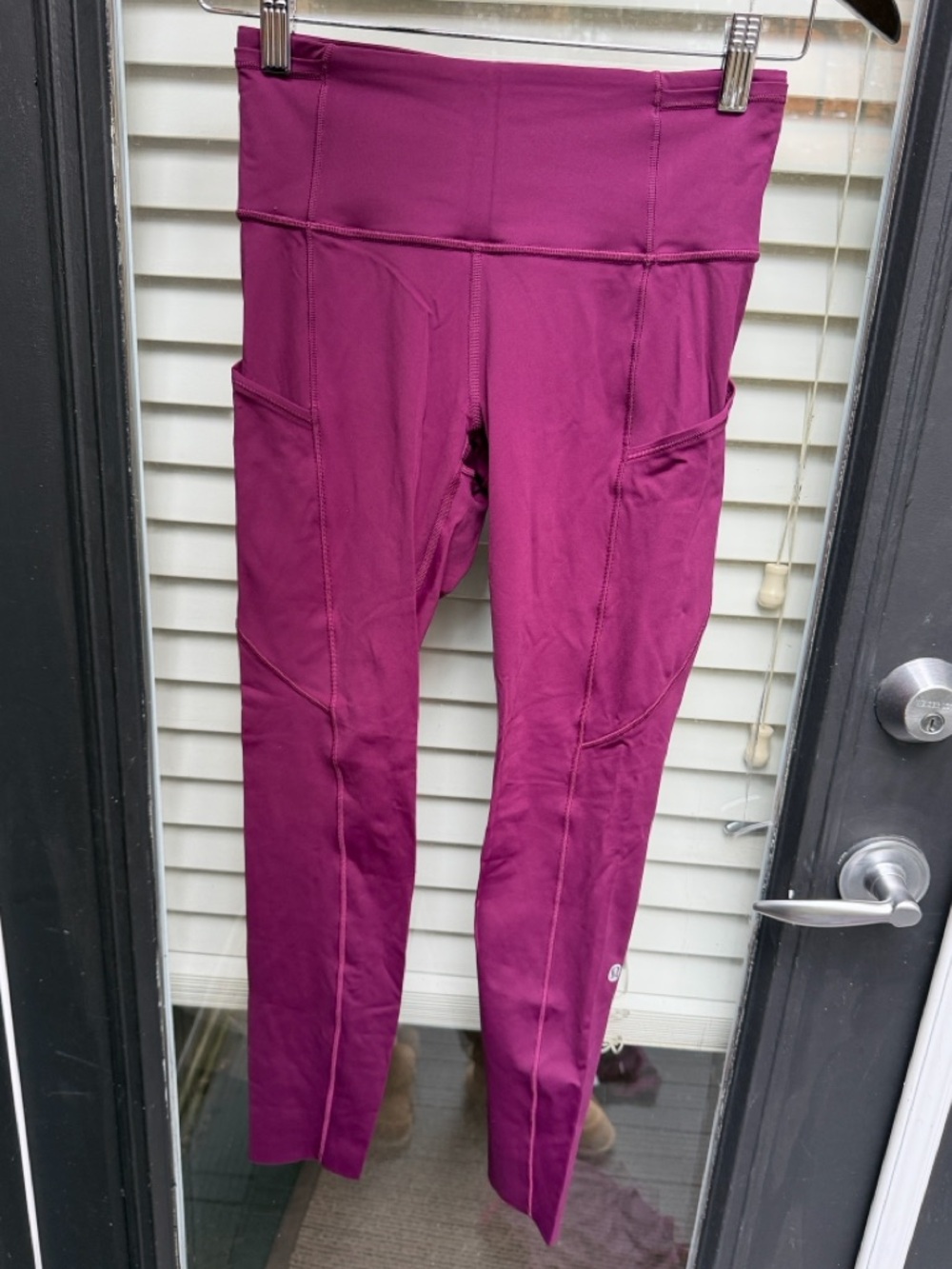Lululemon Fast and Free Tight II 25" - Marvel (Deep Berry) Leggings